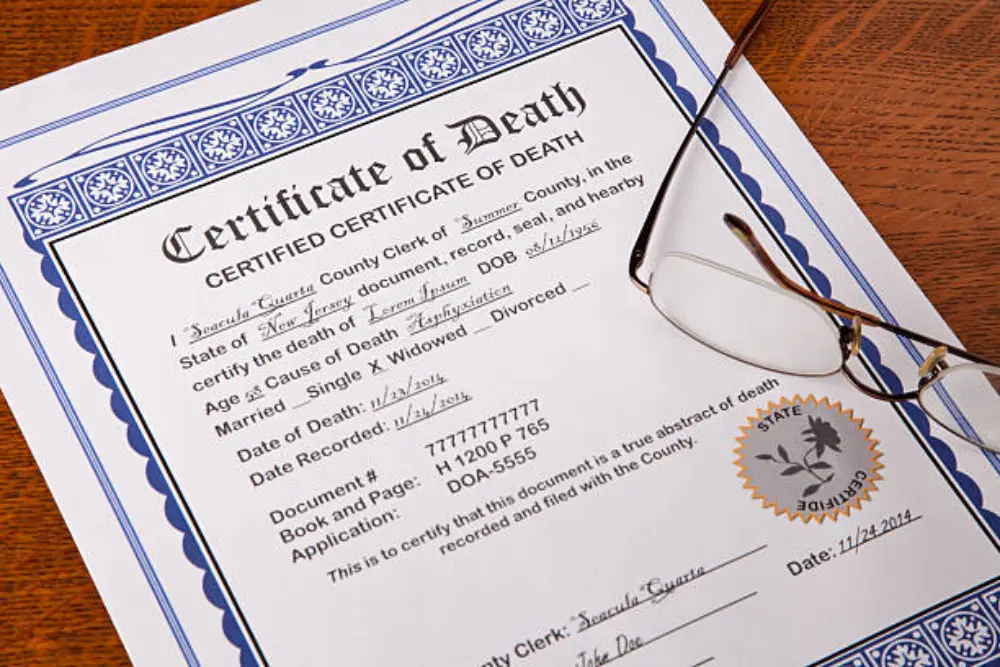 Death Certificate